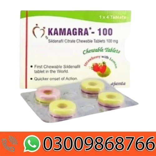 Kamagra 100mg Chewable in Pakistan