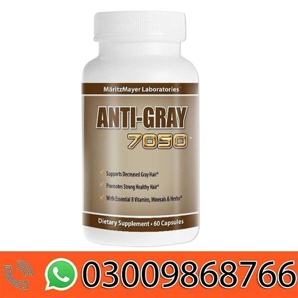 Anti-Gray 7050 Hair 60 Capsules In Pakistan