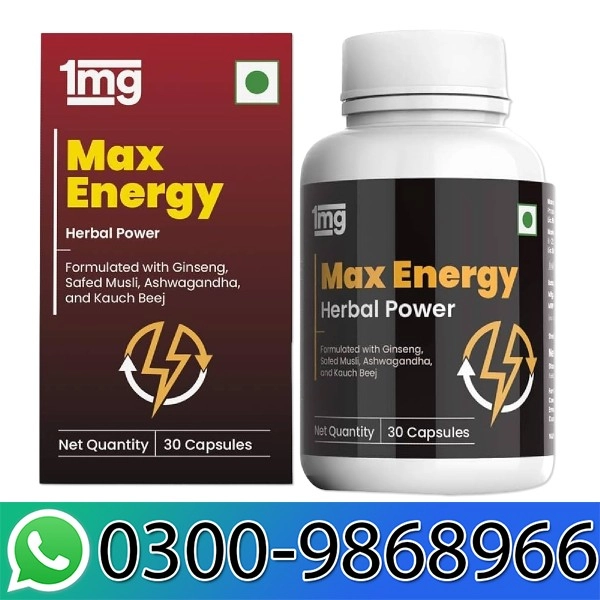 1MG Max Energy Capsule Price In Pakistan
