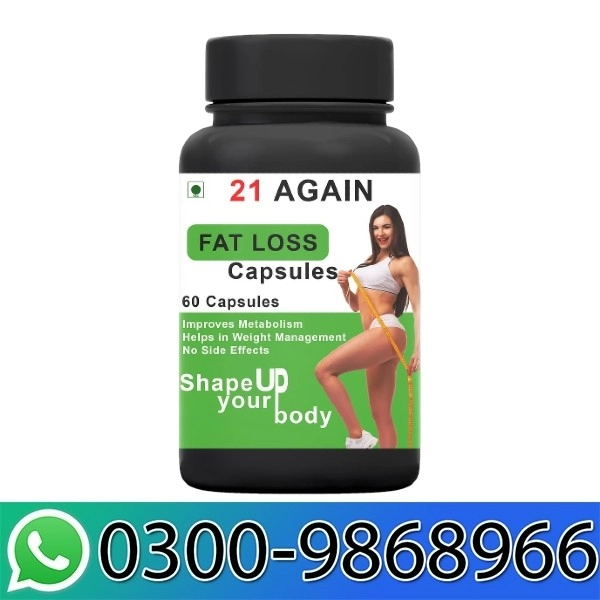 21 Again Fat Loss Capsules In Pakistan