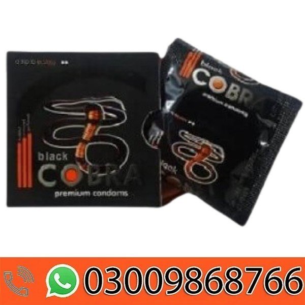 Black Cobra Premium Condoms In Pakistan