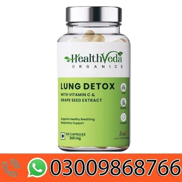 Health Veda Organics Lung Detox with Vitamin C In Pakistan