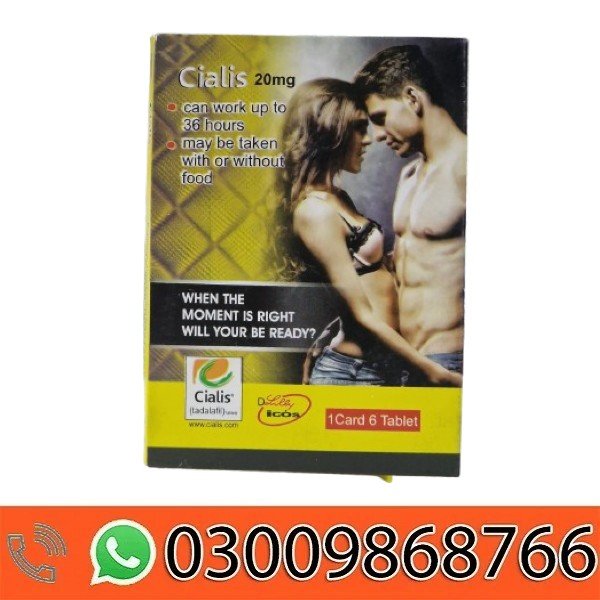 Cialis Pack of 6 Tablets In Pakistan