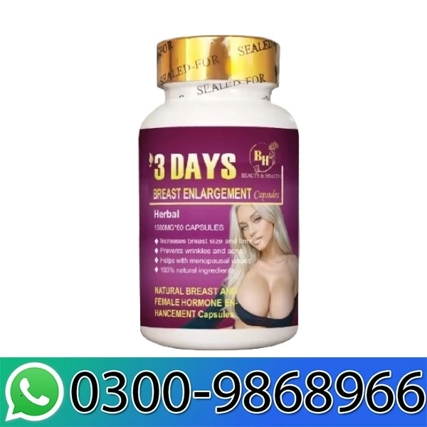 3 Days Breast Enlargement Capsule Price In Pakistan