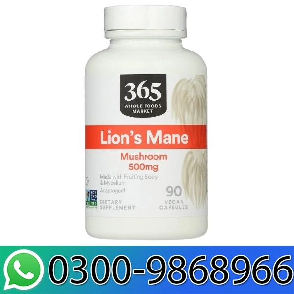 365 Lion’s Mane Mushroom 500mg In Pakistan