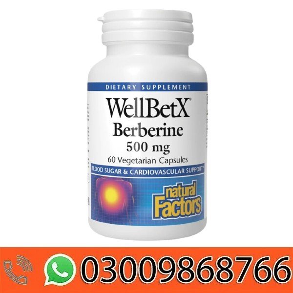 WellBetX Berberine 500mg In Pakistan