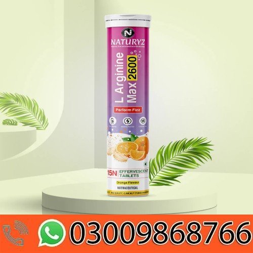 Naturyz L arginine Max 2600 Effervescent Tablets In Pakistan