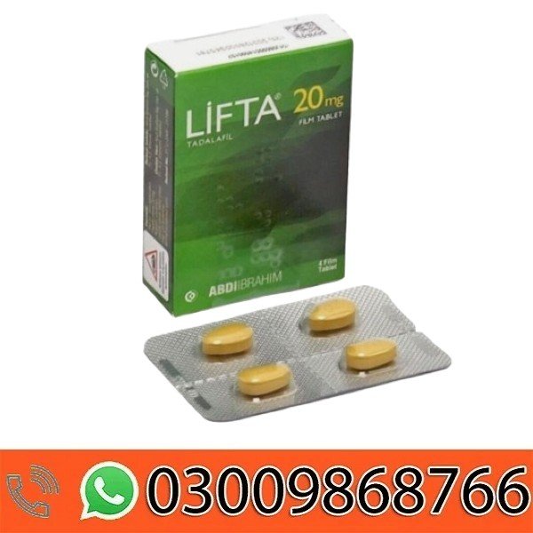 Lifta 20 Mg Tadalafil Film Tablets In Pakistan