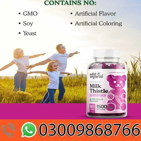 Wild Organic Milk Thistle Gummies in Pakistan