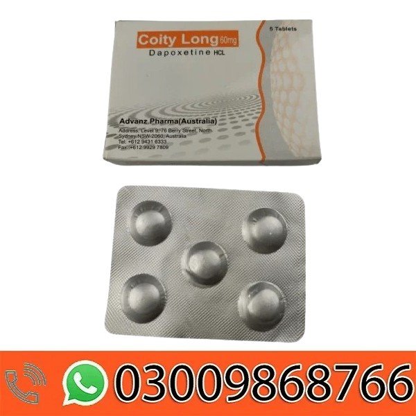 Coity Long Dapoxetine Tablets In Pakistan