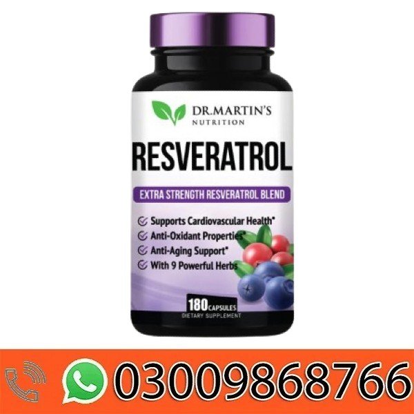 Dr.martin's Nutrition Resveratrol Now In Pakistan