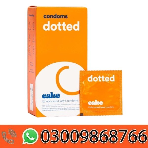 Hello Cake Dotted Condoms in Pakistan