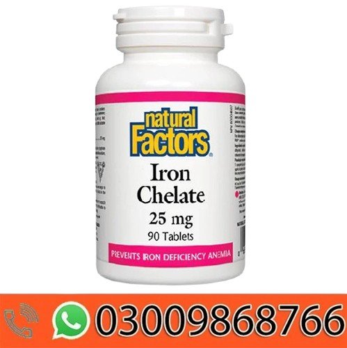 Natural Factors Zinc Chelate 25mg in Pakistan