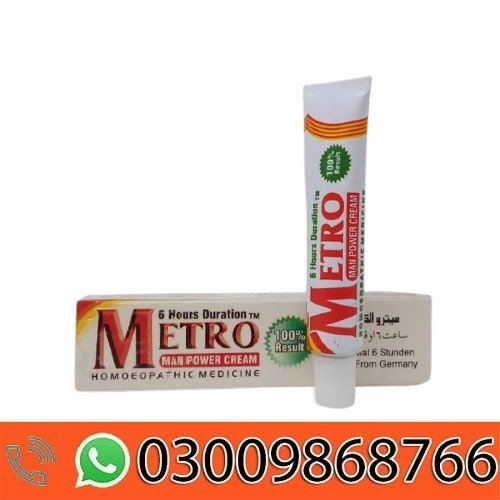 Metro Cream Homoeopathic Man Power Cream 100% Result In Pakistan