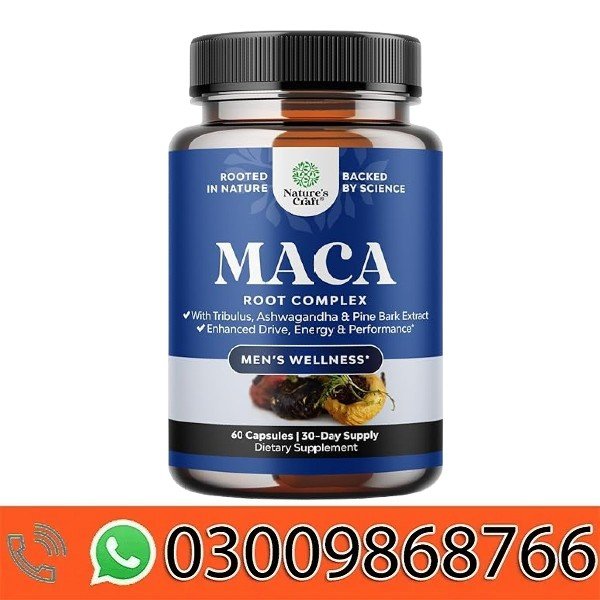 Black Maca Root Capsules For Men In Pakistan