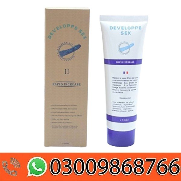 Developpe Sex Cream in Pakistan