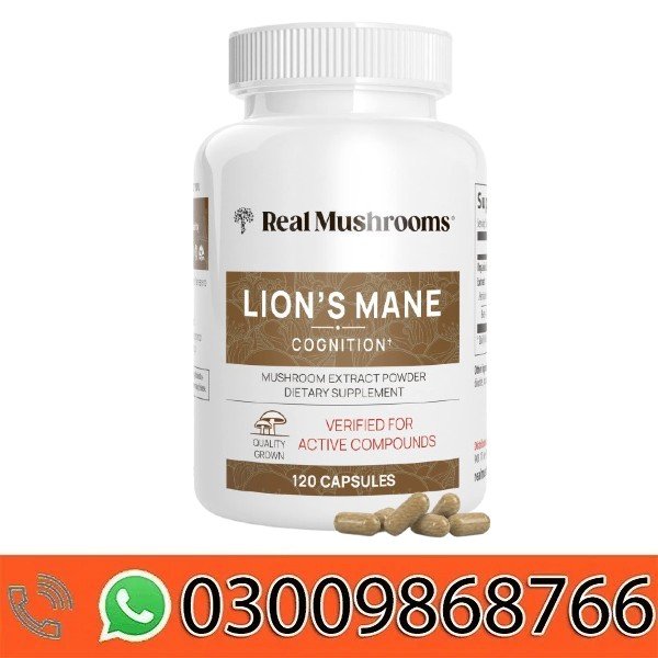 Real Mushrooms Lion’s Mane Capsules in Pakistan