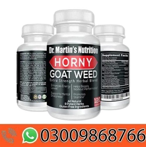 Dr Martin’s Nutrition Horny Goat Weed Capsules In Pakistan