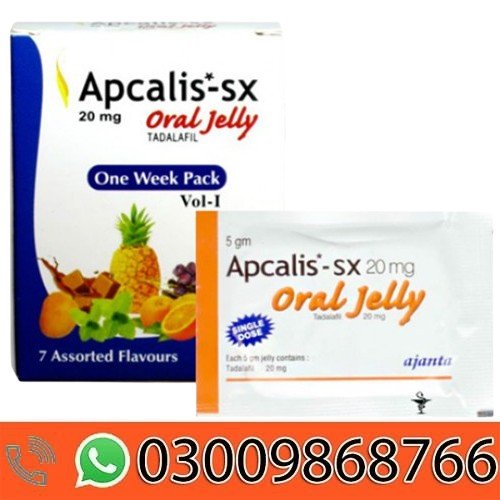 Apcalis SX 20 mg Oral Jelly Tadalafil in Pakistan