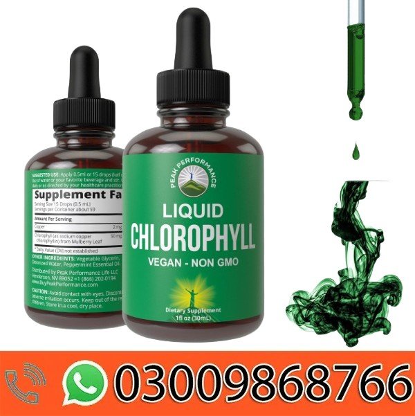 Chlorophyll Liquid Drops Vegan In Pakistan	