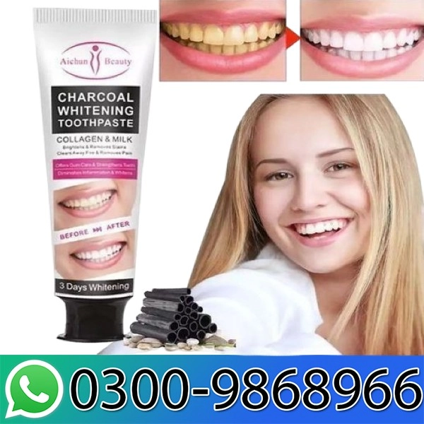 Aichun Beauty Charcoal 3 Day Toothpaste In Pakistan