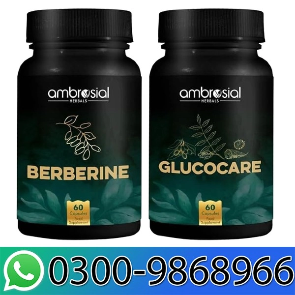 Ambrosial Berberine Hcl 500mg 60 Capsules In Pakistan