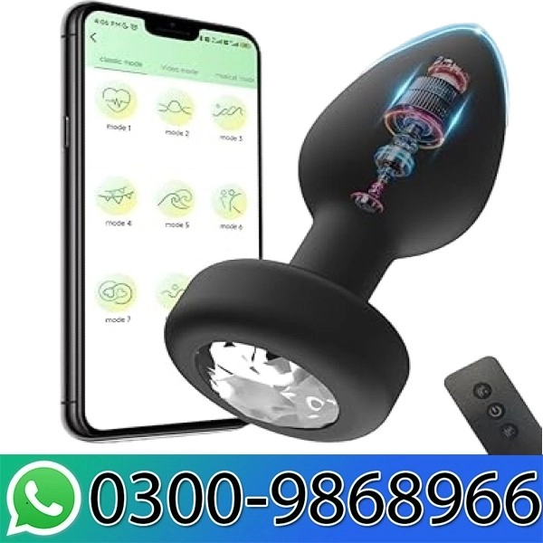 Anal Sex Toy Prostate Massager Vibrator with Remote Control in Pakistan