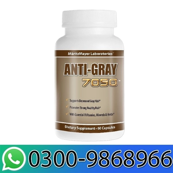 Anti-Gray 7050 Hair 60 Capsules In Pakistan