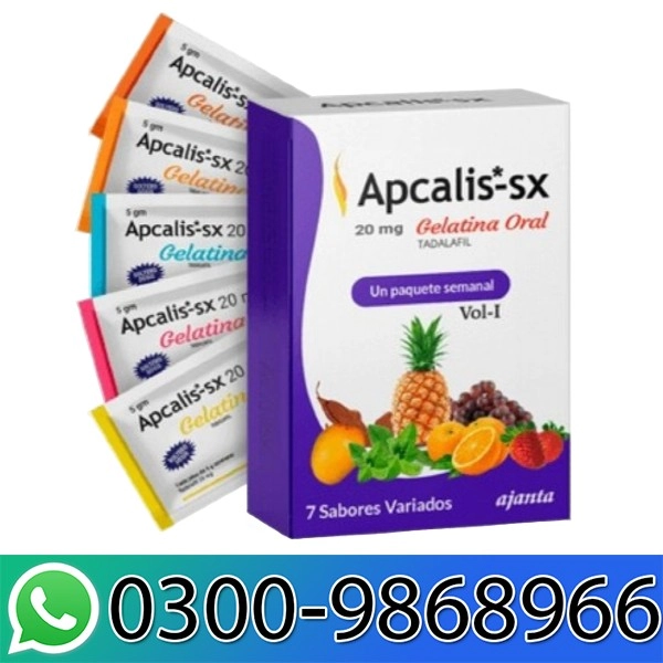 Apcalis SX 20 mg Oral Jelly Tadalafil in Pakistan