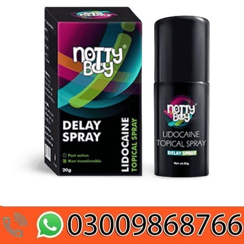 NottyBoy Lidocaine Topical Delay Spray in Pakistan