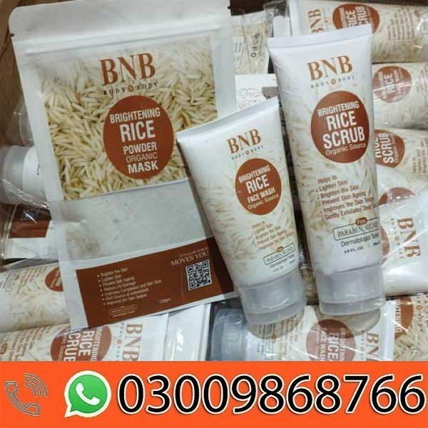 Bnb Rice Extract Bright & Glow Kit In Pakistan