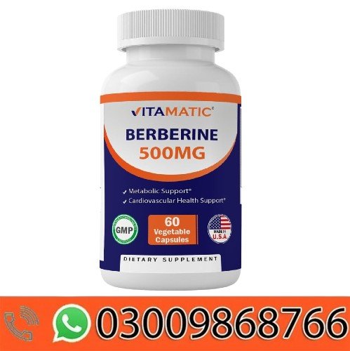 Vitamatic Berberine Supplement 500mg in Pakistan