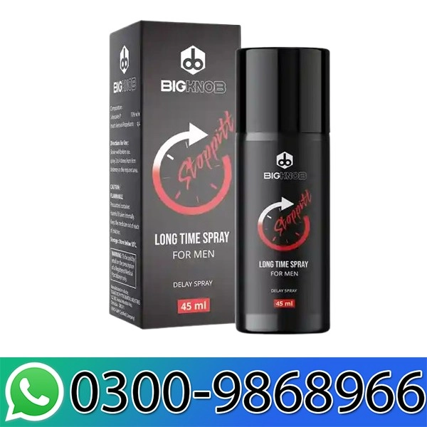 Big Knob Stopped Spray In Pakistan