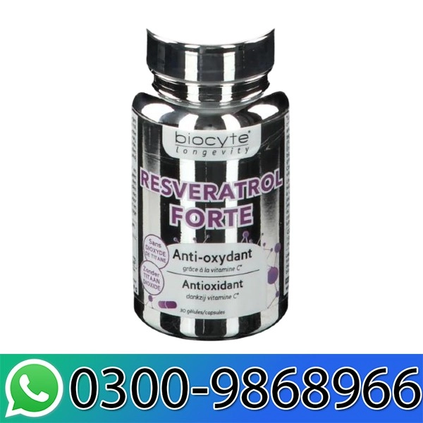 Biocyte Longevity Resveratrol Forte – Powerful Antioxidant Support In Pakistan