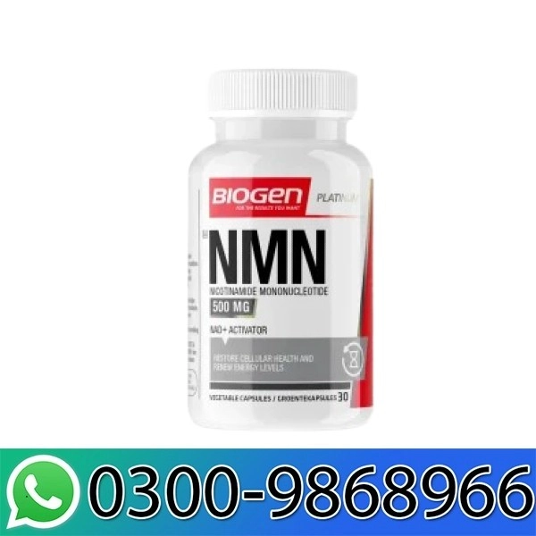 Biogen Nmn 500mg Nicotinamide Mononucleotide Capsules In Pakistan