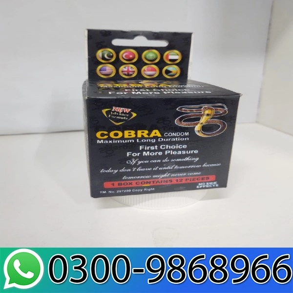 Black Cobra Premium Condoms Price In Pakistan