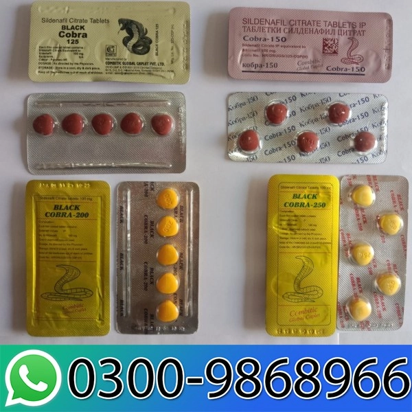 Black Cobra Tablets Online Same Day Delivery in Lahore