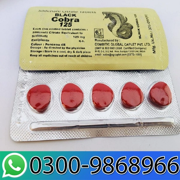 Black Cobra Tablets Same Day 2 Hours Fast Delivery In Lahore