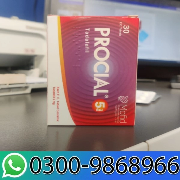 Buy Original Procial 5mg Tadalafil Tablets In Pakistan