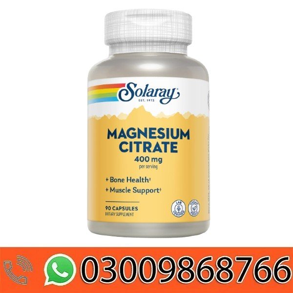 Solaray Magnesium Citrate 400mg In Pakistan