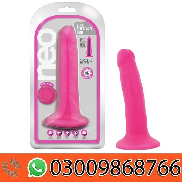 Blush Novelties Dual Density Cock, 6 Inch Length Pink In Pakistan