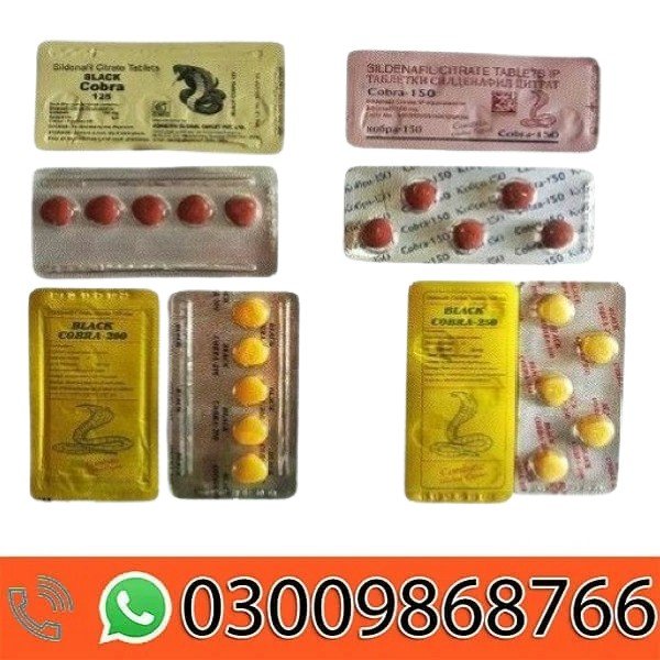 Black Cobra Tablets Same Day 2 Hours Fast Delivery In Lahore