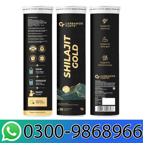 Carbamide Forte Shilajit Shilajeet Gold Effervescent Tablets In Pakistan