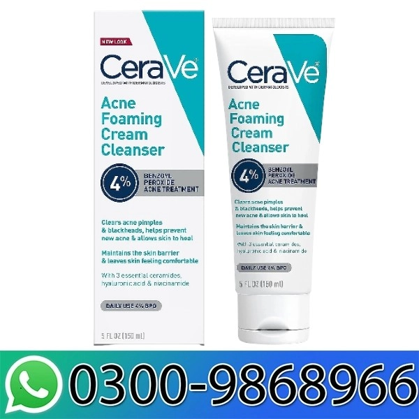 CeraVe Acne Foaming Cream Cleanser in Pakistan