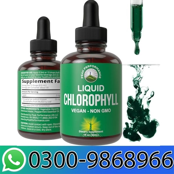 Chlorophyll Liquid Drops Vegan In Pakistan	