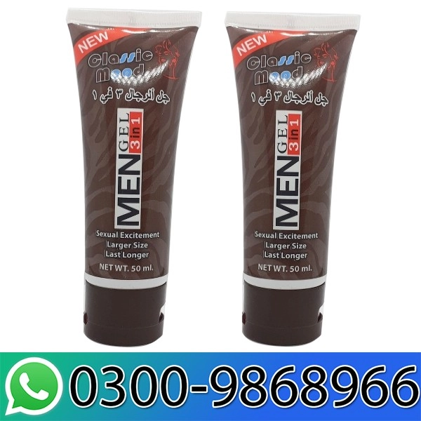 Classic Mood Sexual Excitement Men's 3 in 1 Gel in Pakistan