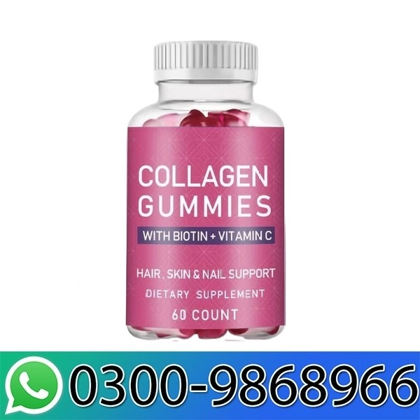 Collagen Gummies with Biotin + Vitamin C Now In Pakistan
