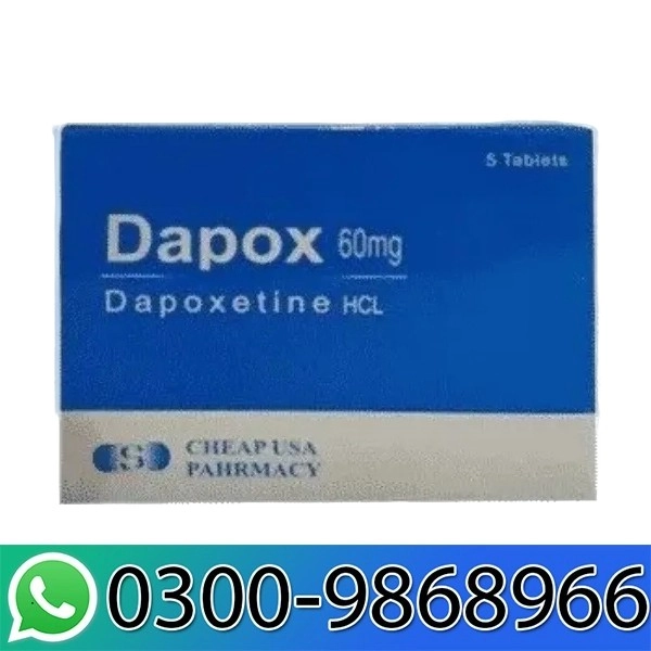 Dapox 60mg Tablets (Dapoxetine) Price In Pakistan