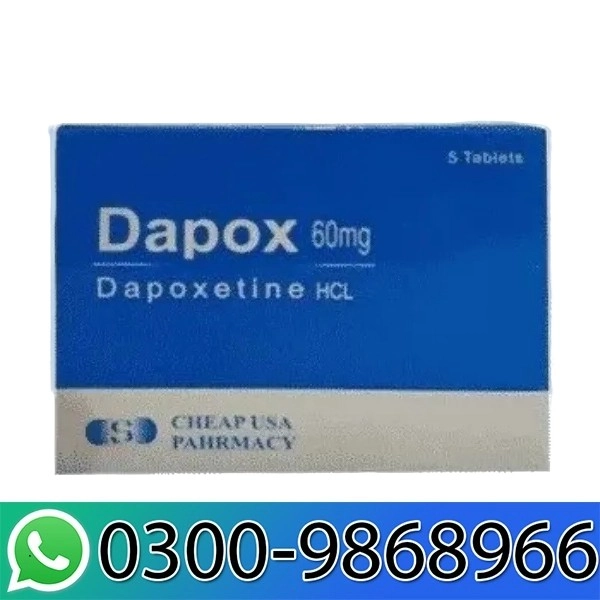 Dapox Dapoxetine 60Mg Tablets In Pakistan
