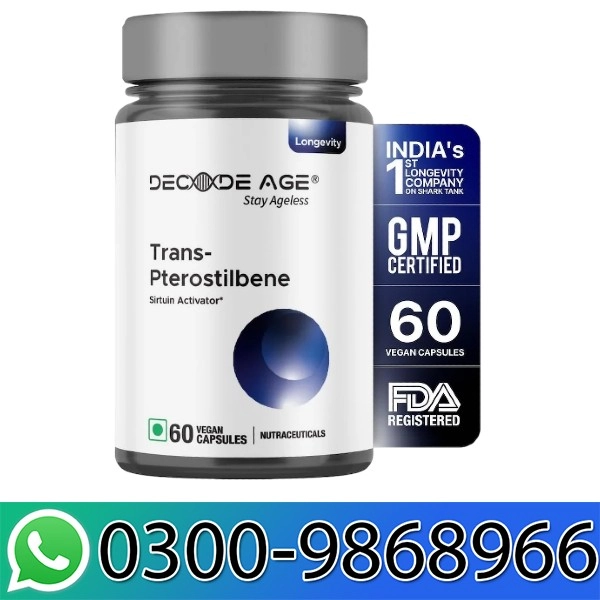 Decode Age Trans Pterostilbene Vegan Capsule In Pakistan